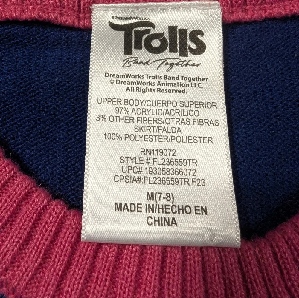 Troll's Short Sleeve Dress Size Medium 7-8